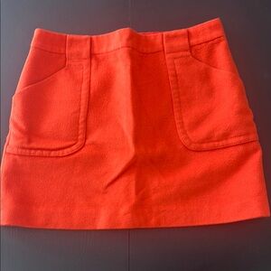 Classic Orange Mini Skirt